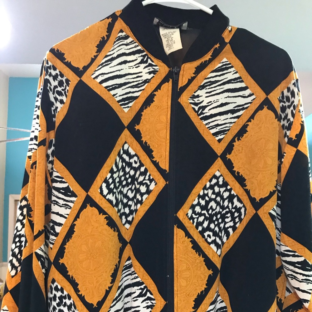 Vintage Teddy Diamond Windbreaker